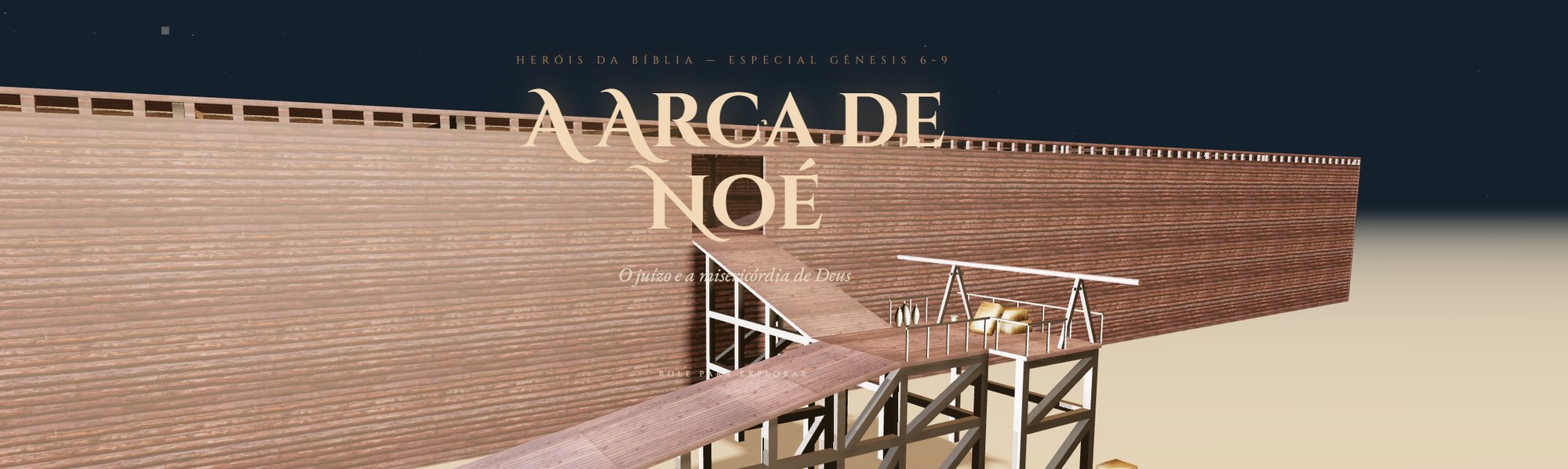Explora el Arca de Noé en 3D: Un Nuevo Especial Interactivo de Génesis 6-9